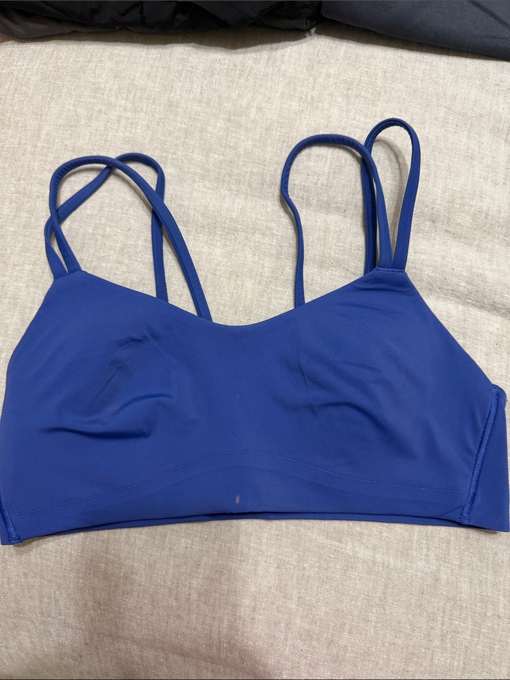 lululemon athletica Deep Blue Double-Strap Sports Bra